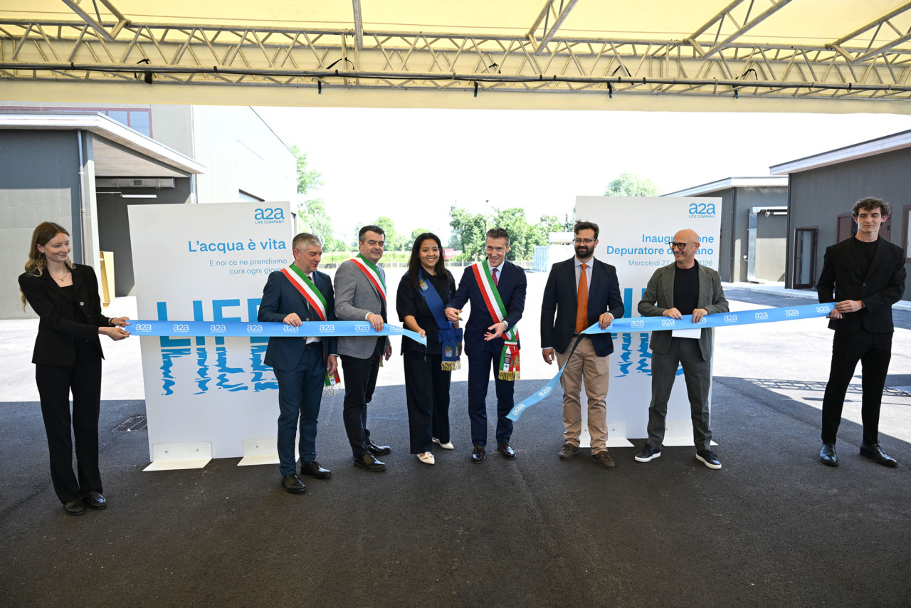 Visano: A2A inaugura il nuovo depuratore