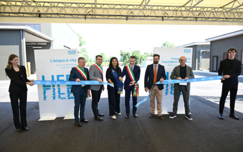 Visano: A2A inaugura il nuovo depuratore