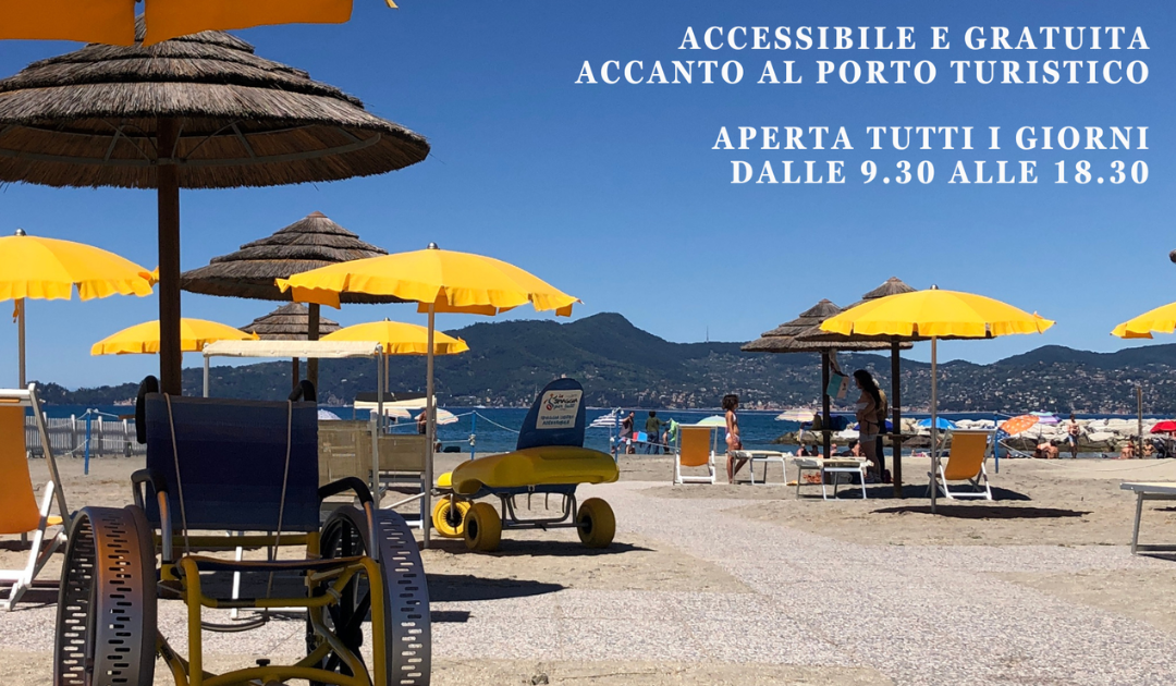 A Chiavari prende il via la stagione 2026 della “Spiaggia per Tutti”