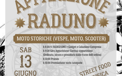 Ad Apparizione torna il tradizionale “Motoraduno” e la “Festa di inizio Estate”