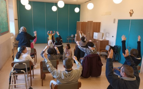 Aikido e anziani, si rinnova il successo per il progetto di benessere alla Casa Famiglia Spinelli