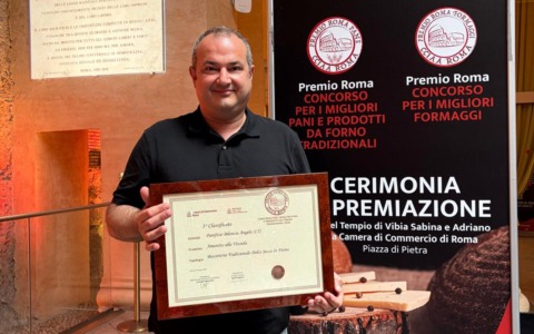 Angelo Bilancia, terzo posto al Premio Roma 2026 per l’amaretto alla visciola