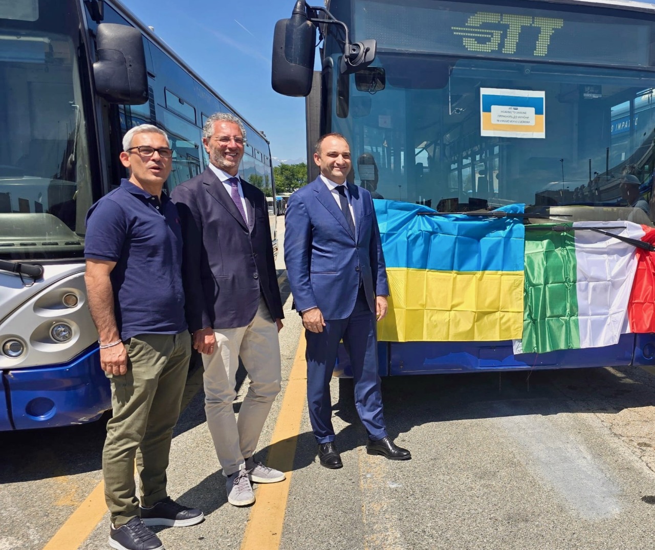 Autobus da Torino a Kharkiv: GTT consegna 40 mezzi alla città ucraina