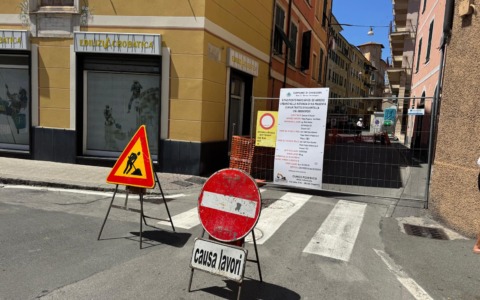 Chiavari, partiti i  lavori di riqualificazione in via Magenta e via Entella