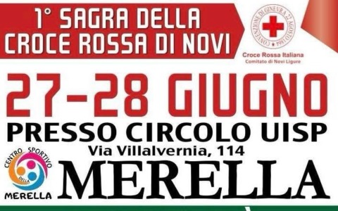 Cibo, musica e solidarietà: a Merella la prima Sagra della Croce Rossa di Novi