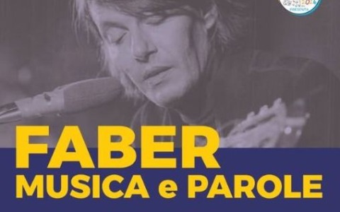 Concerto a Casella del duo acustico “La bottega delle note” in “Faber, musica e parole”. Voce narrante Lilia Valente
