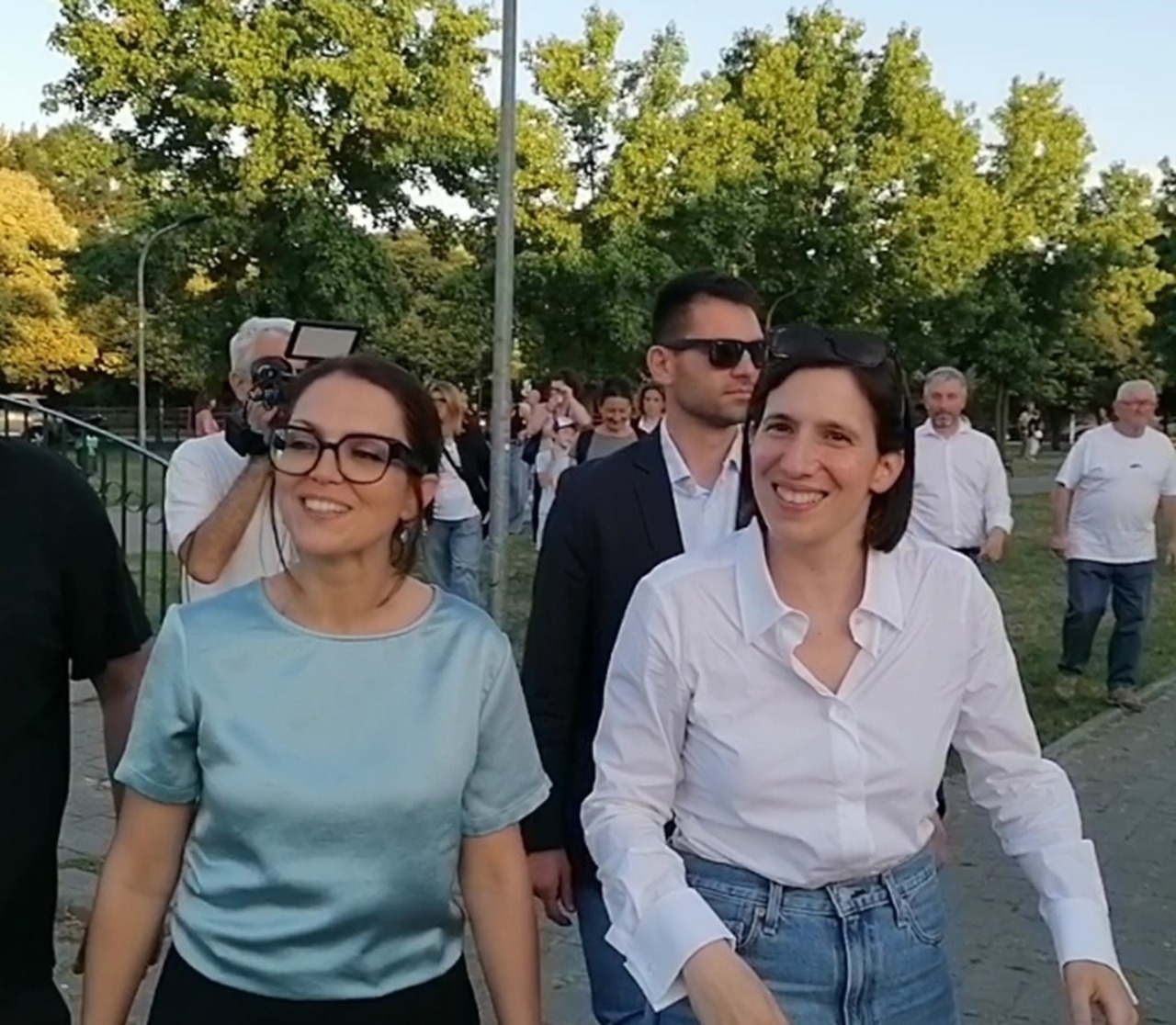 Elly Schlein è arrivata a Settimo – Foto e video