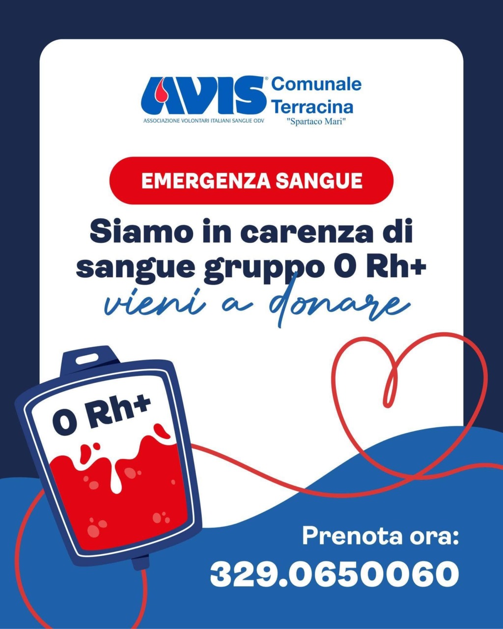Emergenza sangue 0 Rh positivo. Week end di donazioni all’Avis