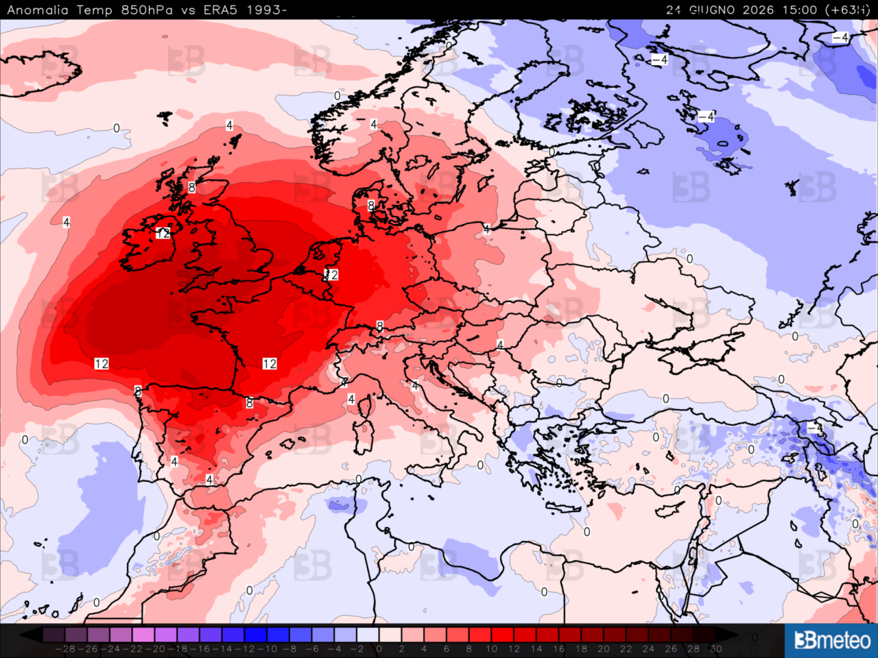 Forte e prolungata ondata di caldo, nel weekend il picco arriverà anche sull’Italia