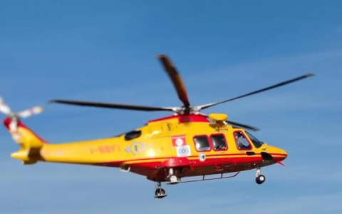 Frontignano di Ussita, ciclista cade in un dirupo: soccorso con l’eliambulanza