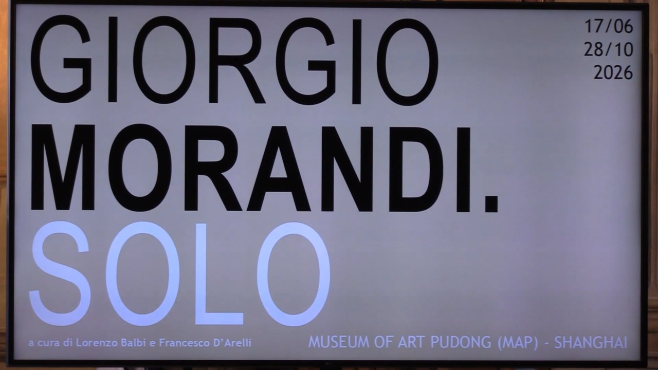 “Giorgio Morandi. Solo” al Museum of Art Pudong di Shangai dal 17 giugno al 28 ottobre prossimi