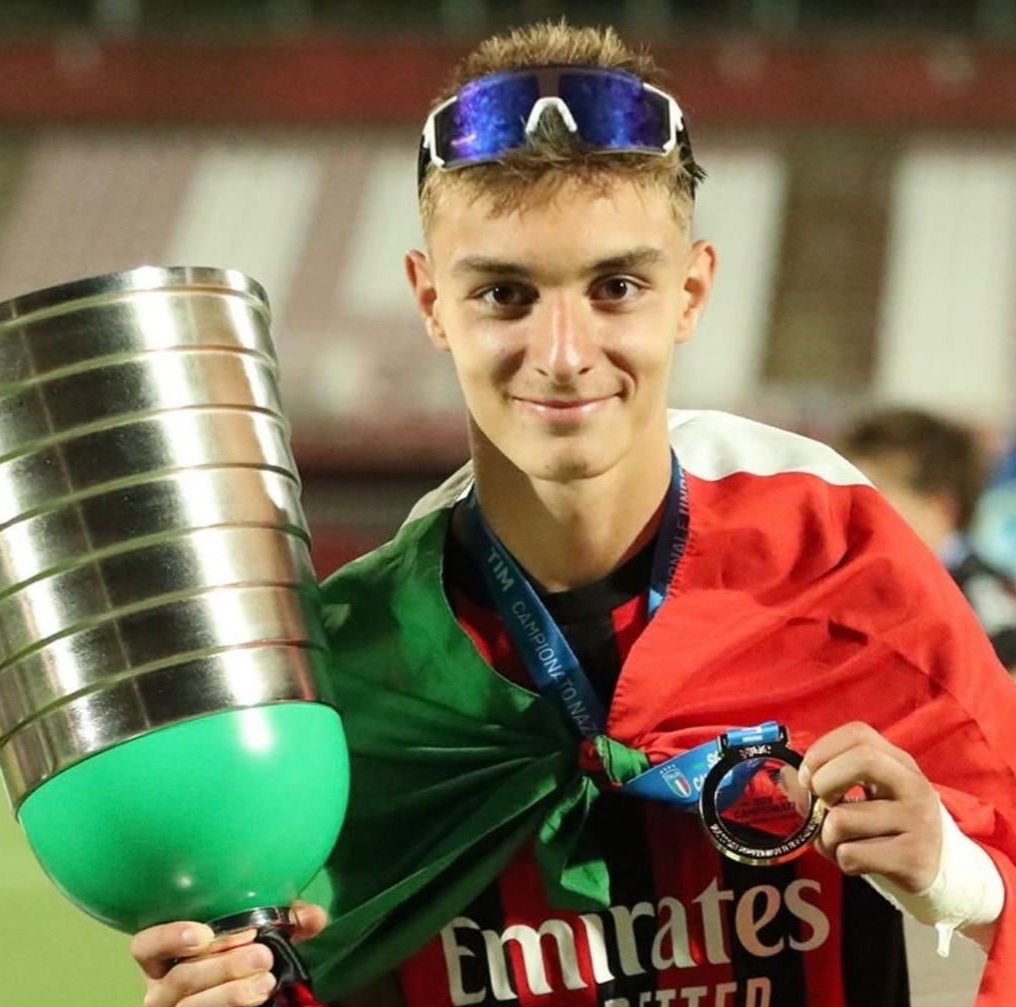 Giuseppe Zappia campione d’Italia Under 15 con il Milan