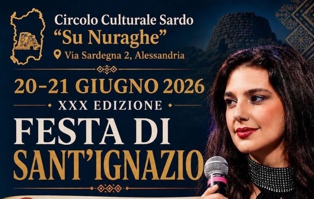 Il Circolo Culturale Sardo “Su Nuraghe” di Alessandria celebra la XXX Festa di Sant’Ignazio