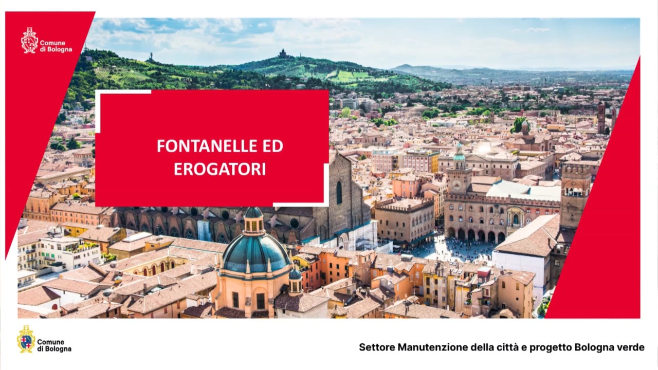 In arrivo a Bologna 46 nuovi erogatori d’acqua e 16 nuove fontanelle pubbliche
