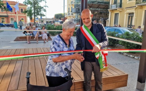 Inaugurata a Lavagna la nuova piazza Torino