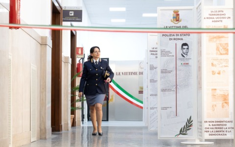 Inaugurato il “Wall della Memoria”, omaggio ai caduti della Polizia vittime del terrorismo