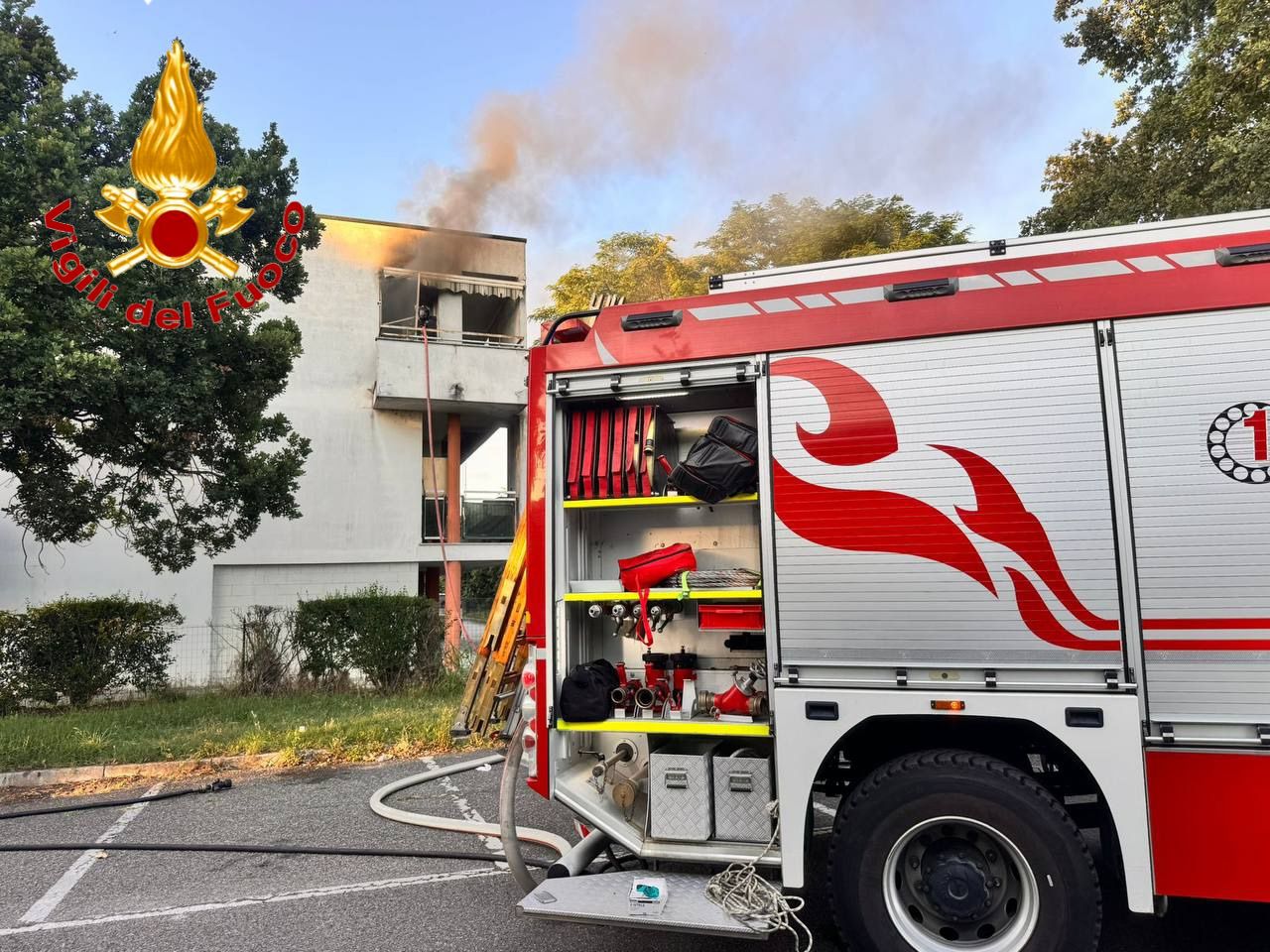 Incendio domestico divampa a Camairago nel tardo pomeriggio di mercoledì