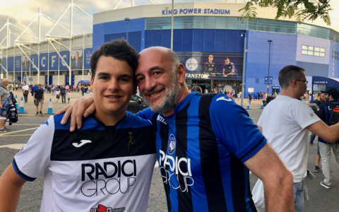 L’amore per l’Atalanta passa di padre in figlio. Non solo in Bergamasca, anche in Svizzera