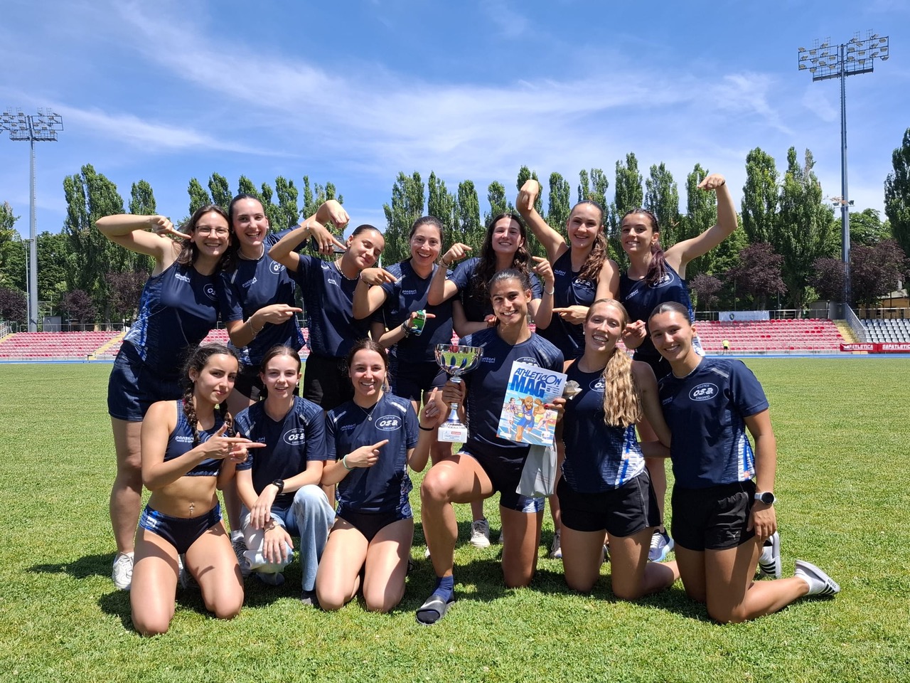 Le atlete dell’Osa quarte nella finale “B” degli Assoluti