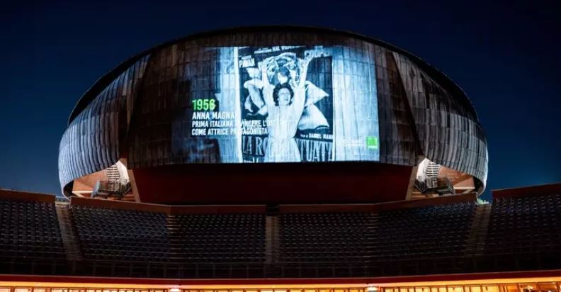 “Le donne della Repubblica” proiettate sulla facciata dell’Auditorium Parco della musica e in piazza Navona