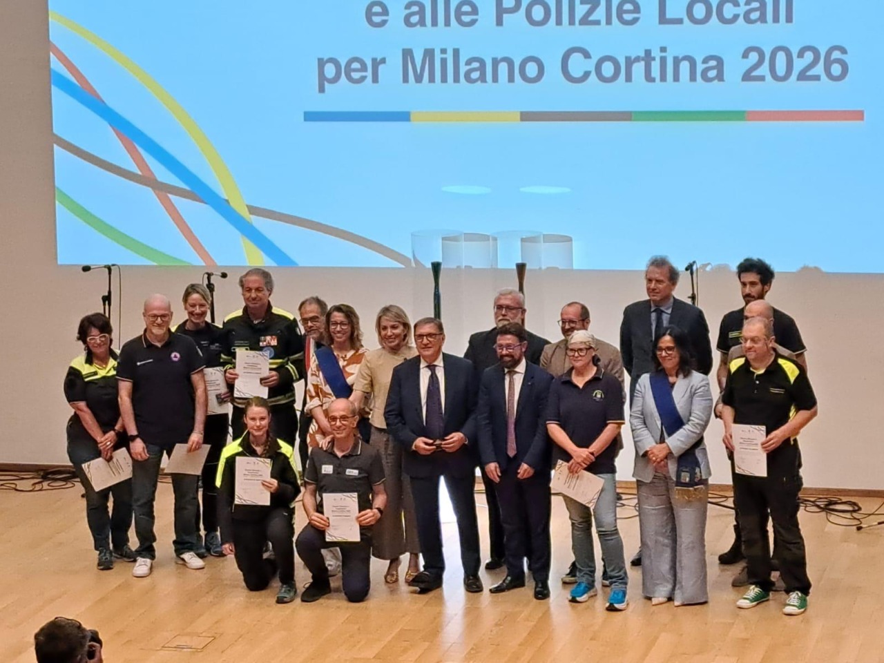 Lecco protagonista ai ringraziamenti per Milano Cortina 2026: premiati volontari e operatori