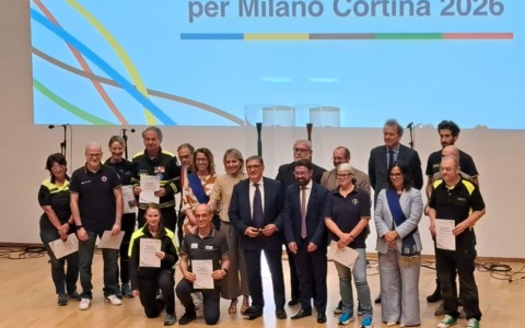 Lecco protagonista ai ringraziamenti per Milano Cortina 2026: premiati volontari e operatori