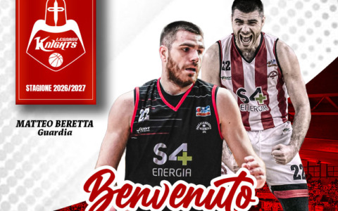 Legnano Knights, ufficiale l’arrivo di Matteo Beretta