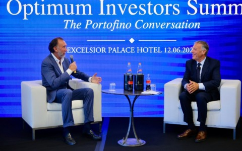 L’ex Segretario di Stato Usa Mike Pompeo all’Optimum Investors Summit di Portofino
