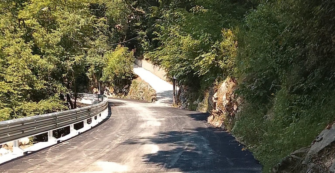 Località Tonnego, conclusi i lavori di consolidamento: strada riaperta al transito