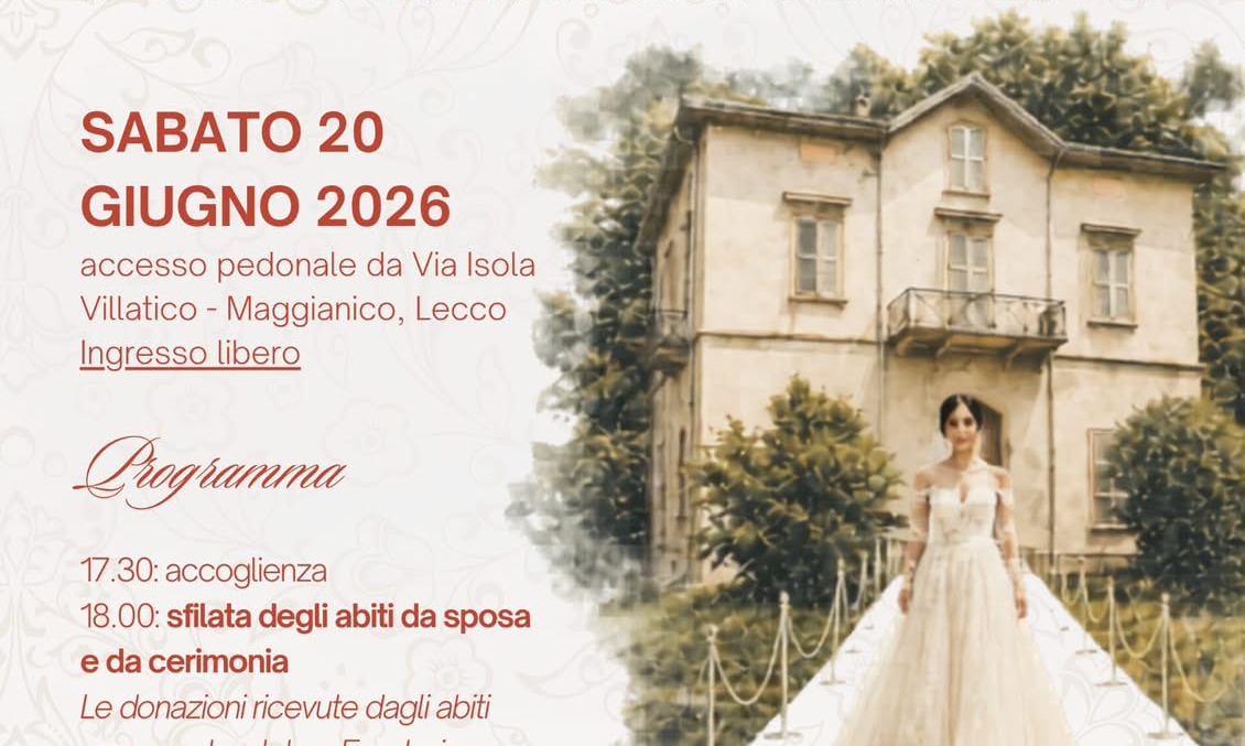 Maggianico, a Villa Ponchielli la sfilata benefica di abiti da sposa e da cerimonia