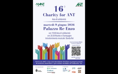 Martedì 9 giugno torna Charity for Ant