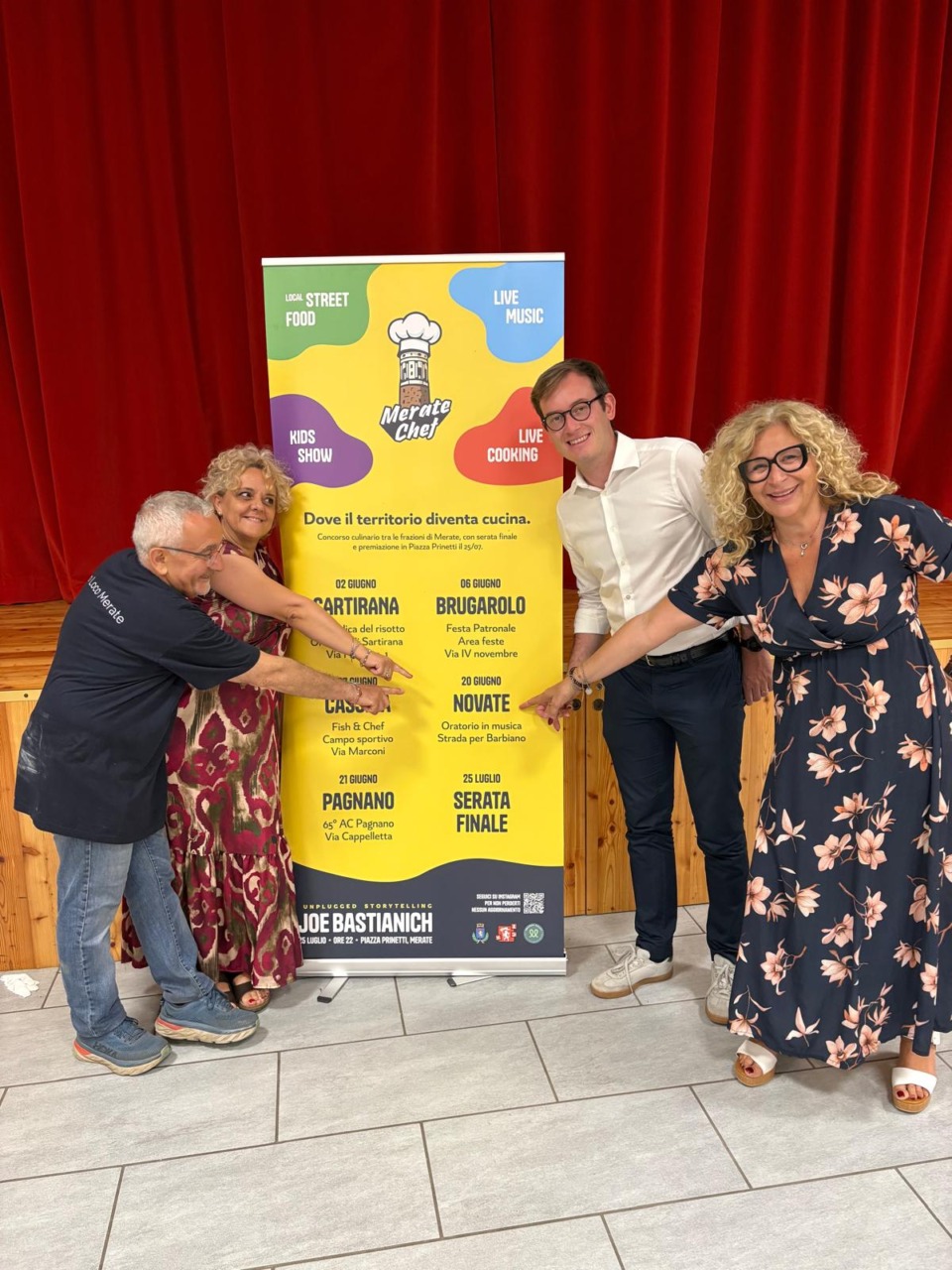 MerateChef, concluso il tour nelle frazioni: attesa per la finale in piazza con Joe Bastianich