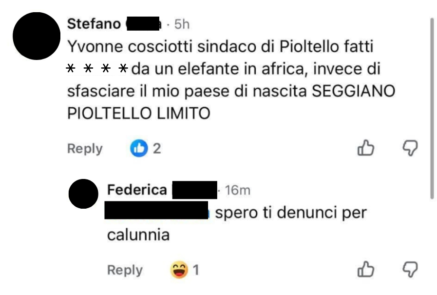 Offese violente e sessiste sui social: la sindaca passa alle denunce