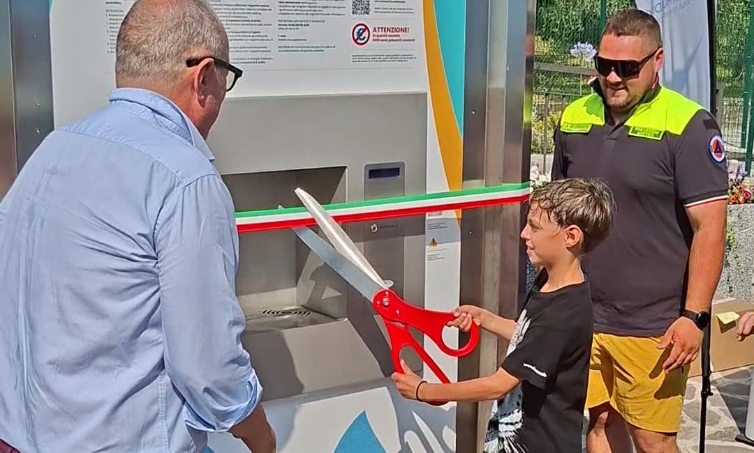 Oliveto Lario: inaugurata la nuova casetta dell’acqua di Lario Reti Holding