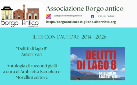 Per i “Te con l’autore”, a Castiglione Olona arrivano i “Delitti di Lago 8”
