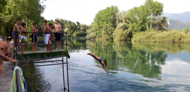 Rimosso il trampolino al Toffo, polemiche a Brivio