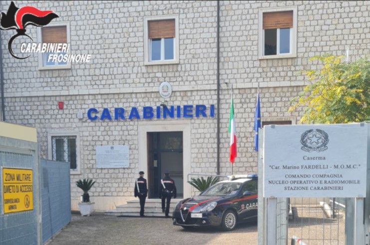 Rissa durante l’incontro di calcio Cervaro-Theodiceo Calcio, un daspo