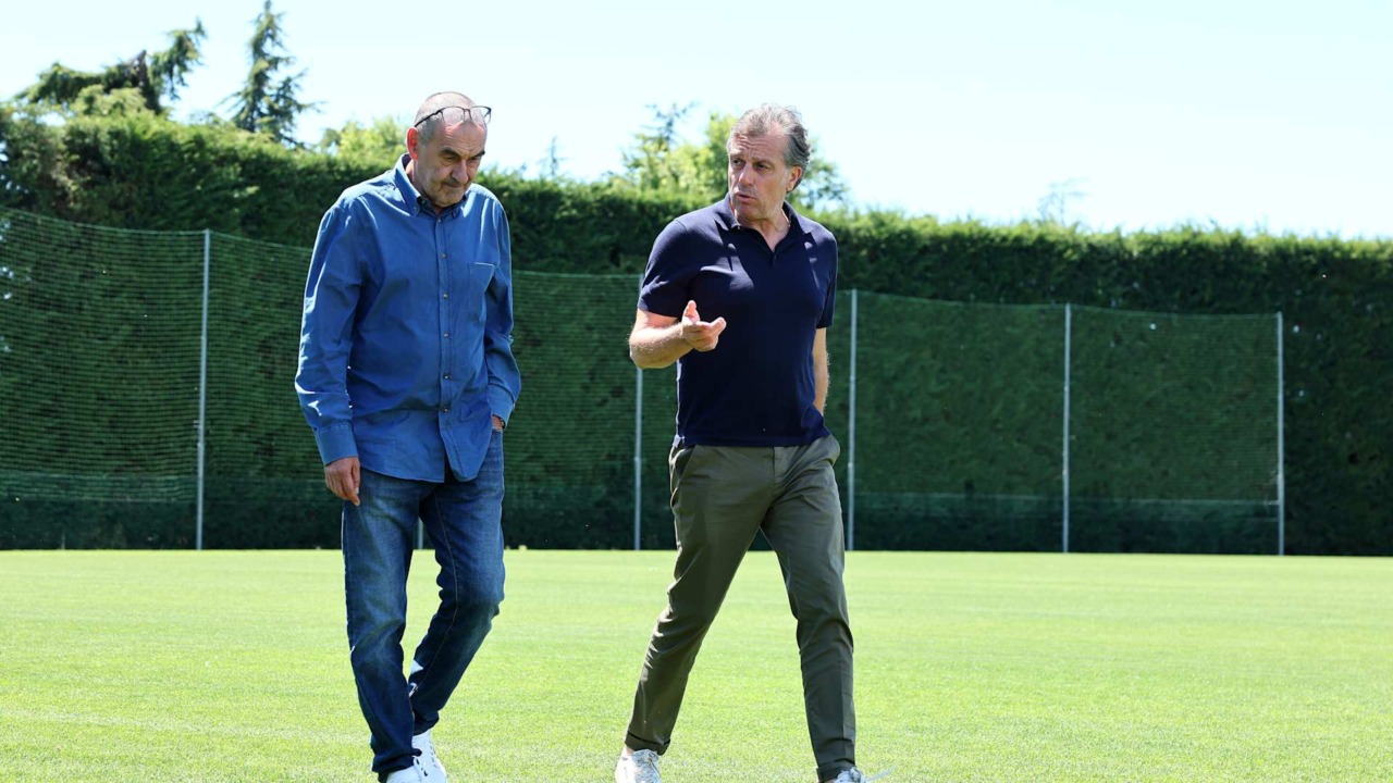 Sarri si fida di Giuntoli per il mercato. E aspetta il ritiro per dare verdetti e chiedere rinforzi