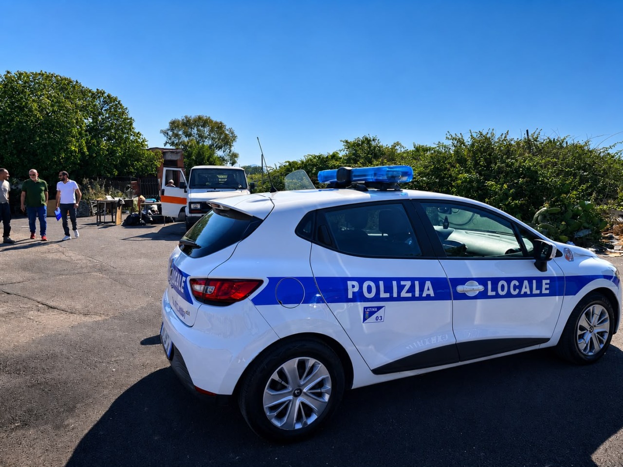 Sgombero nell’area del mercato settimanale