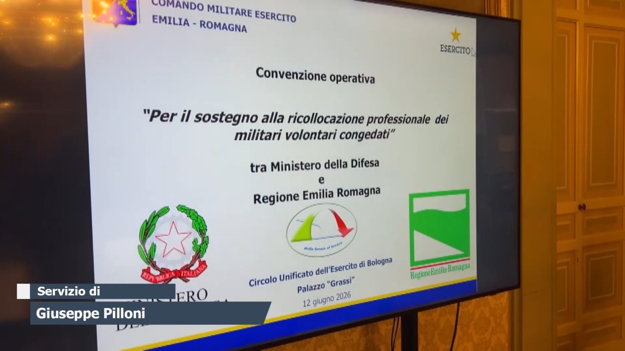 Siglata convenzione tra Esercito e Regione Emilia-Romagna per la ricollocazione dei volontari congedati