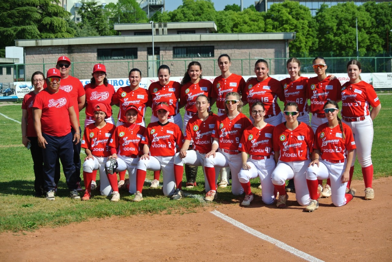 Softball Serie A2, doppietta Legnano contro Orgosolo