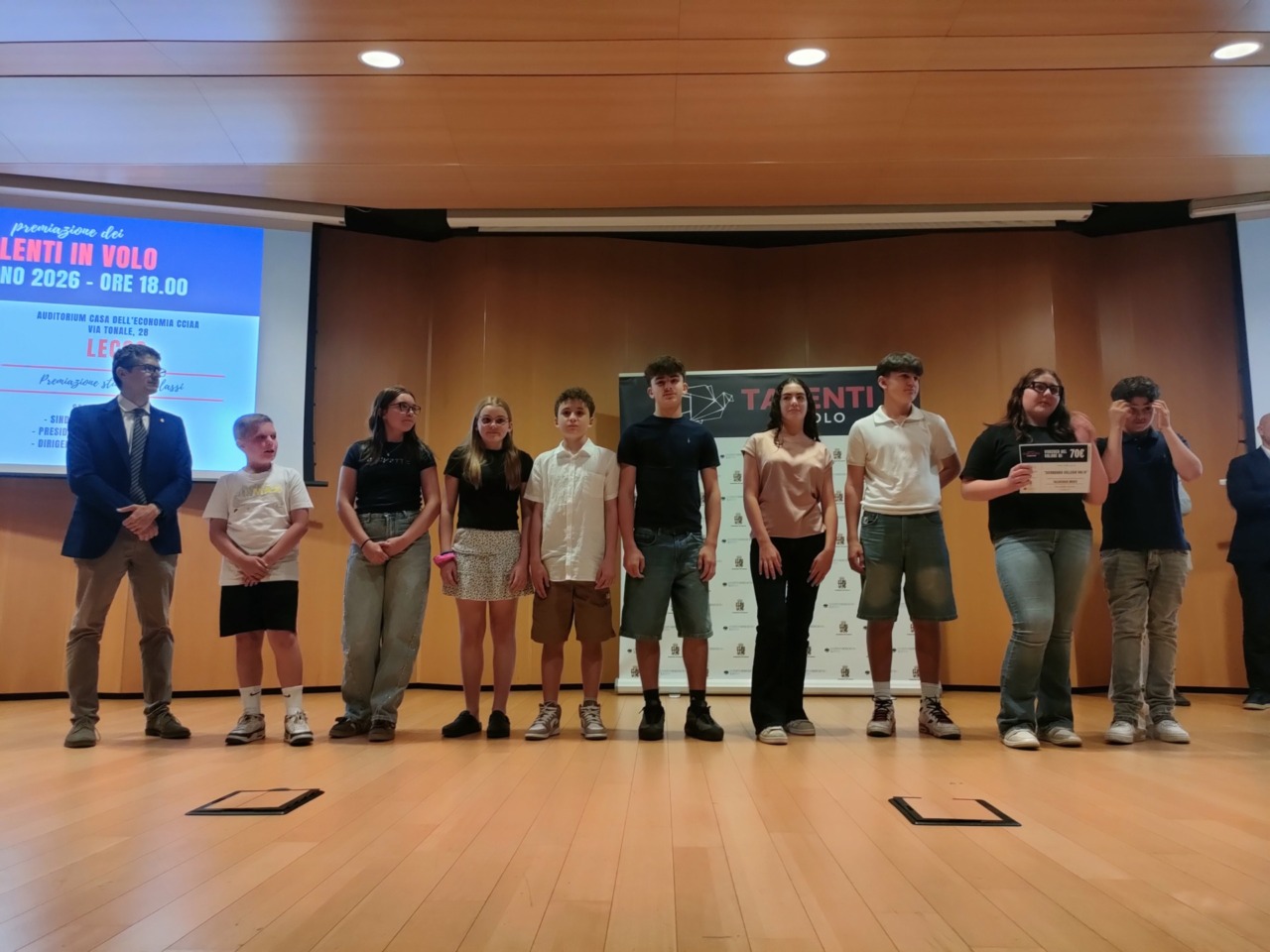 Talenti in volo, Lecco applaude i suoi giovani: premiati sogni, impegno e passione