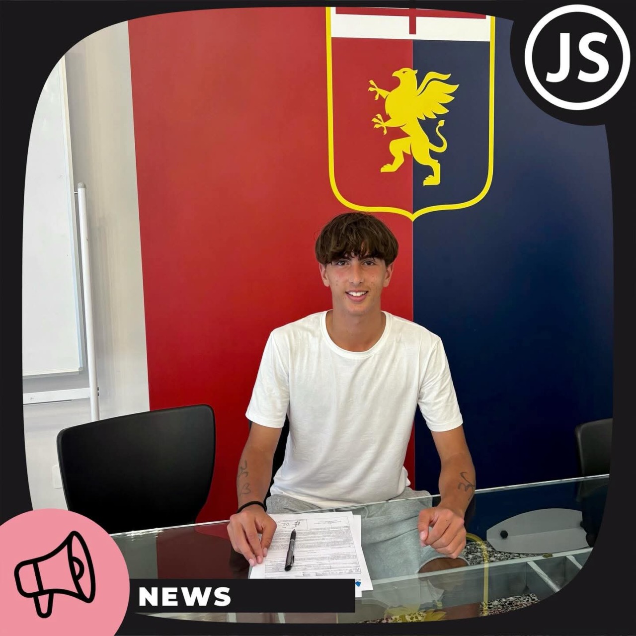 Talento sanremese Christian Pavone firma con il Genoa Cfc