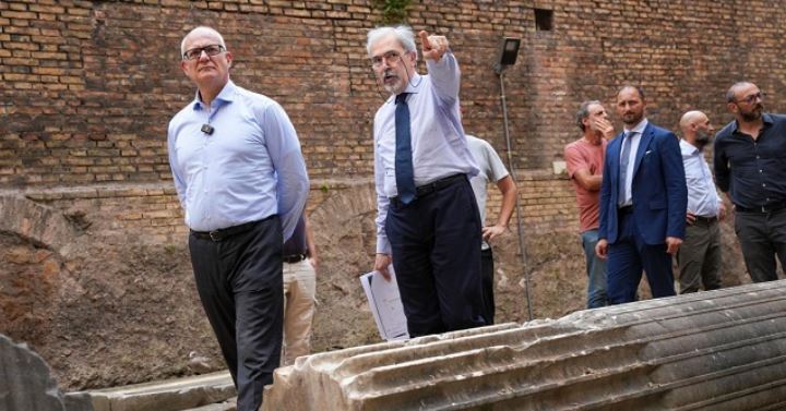 Torna visitabile l’area archeologica di Via Botteghe Oscure