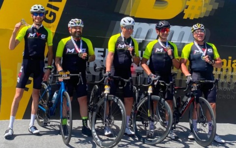 Tra Bergamo, Agrate Conturbia e Livigno: le intense pedalate del Team Myg