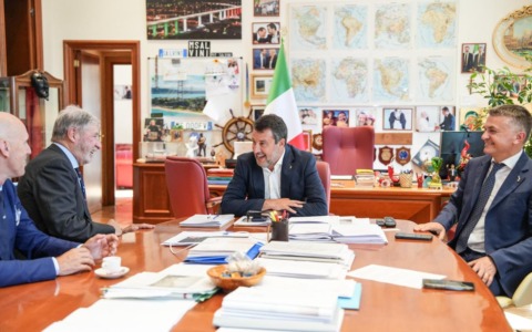 Tunnel Fontanabuona tra i temi dell’incontro tra Salvini, Bucci e Rixi