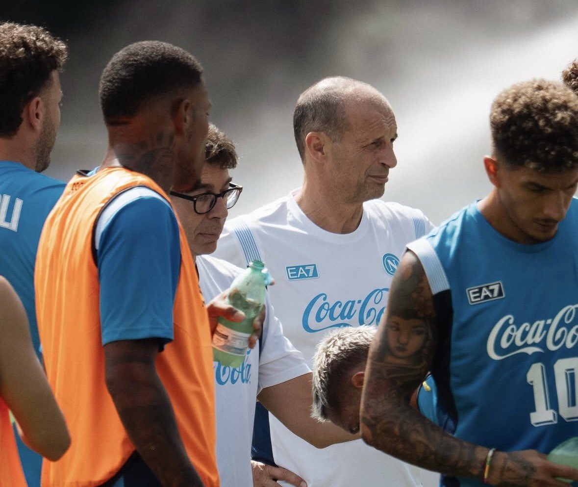 Napoli, via al ritiro in Abruzzo: Allegri aspetta rinforzi