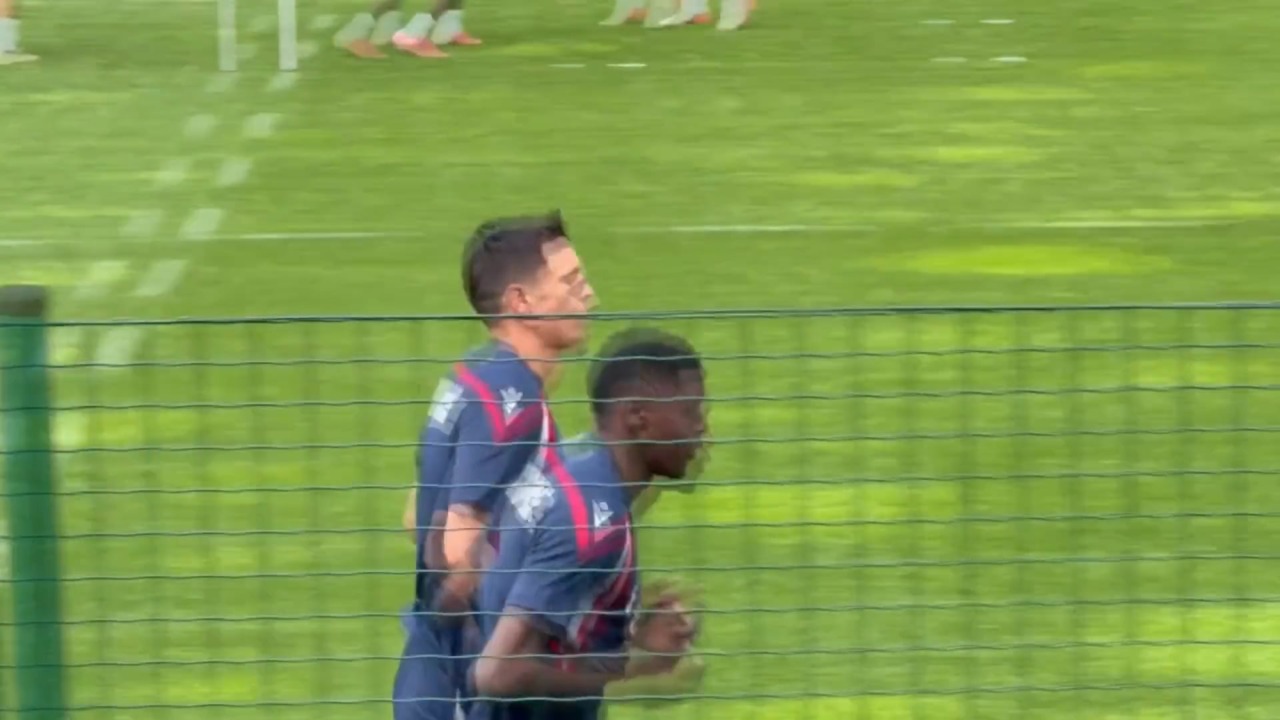Allenamento a Valles per Moro ed Alhassane