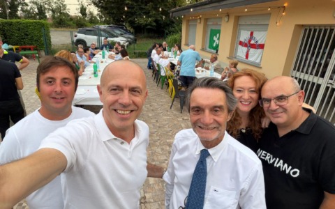 Apericena della Lega col Governatore Attilio Fontana, obiettivo: elezioni comunali 2027