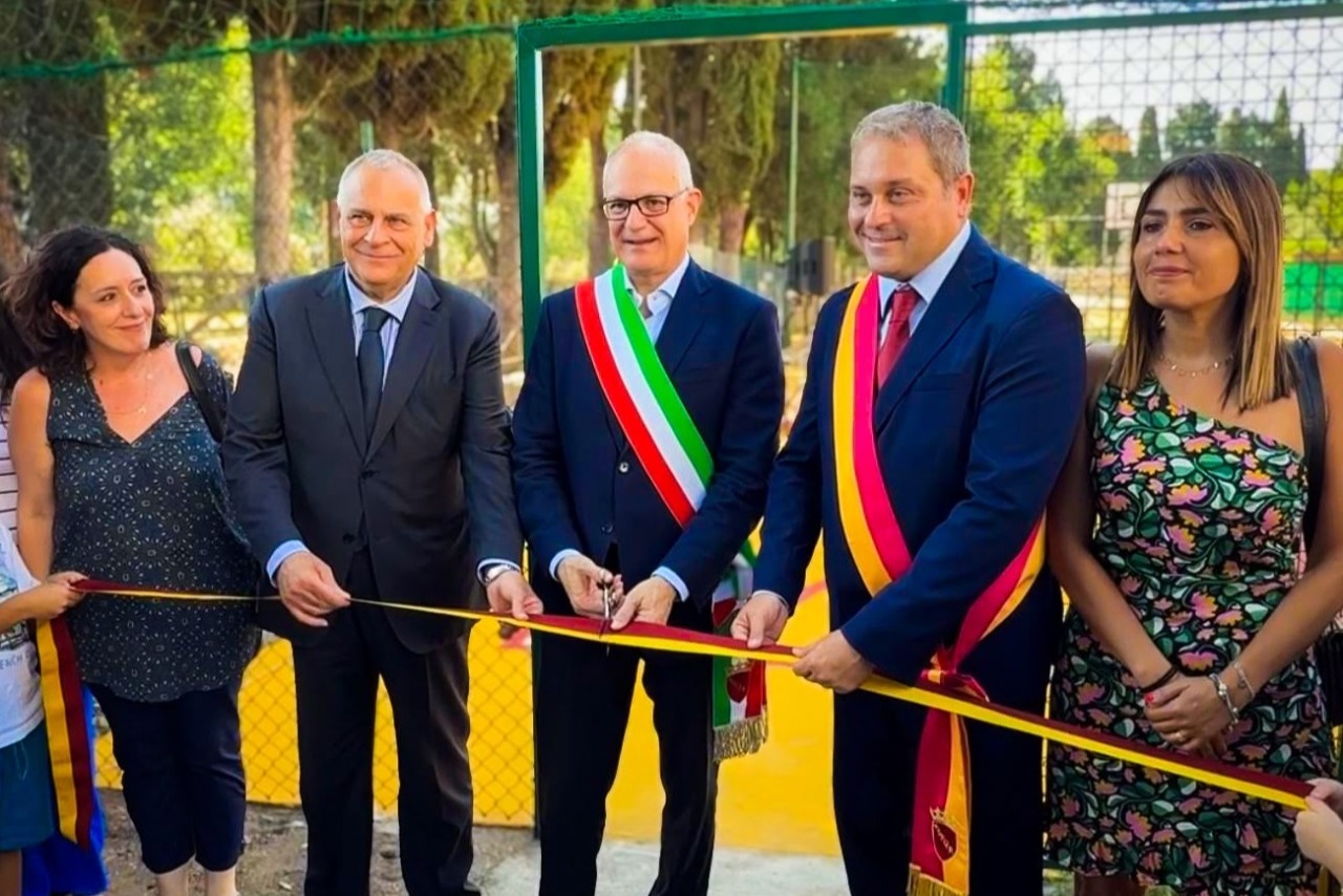 Apre la nuova area giochi di parco Villa Fassini